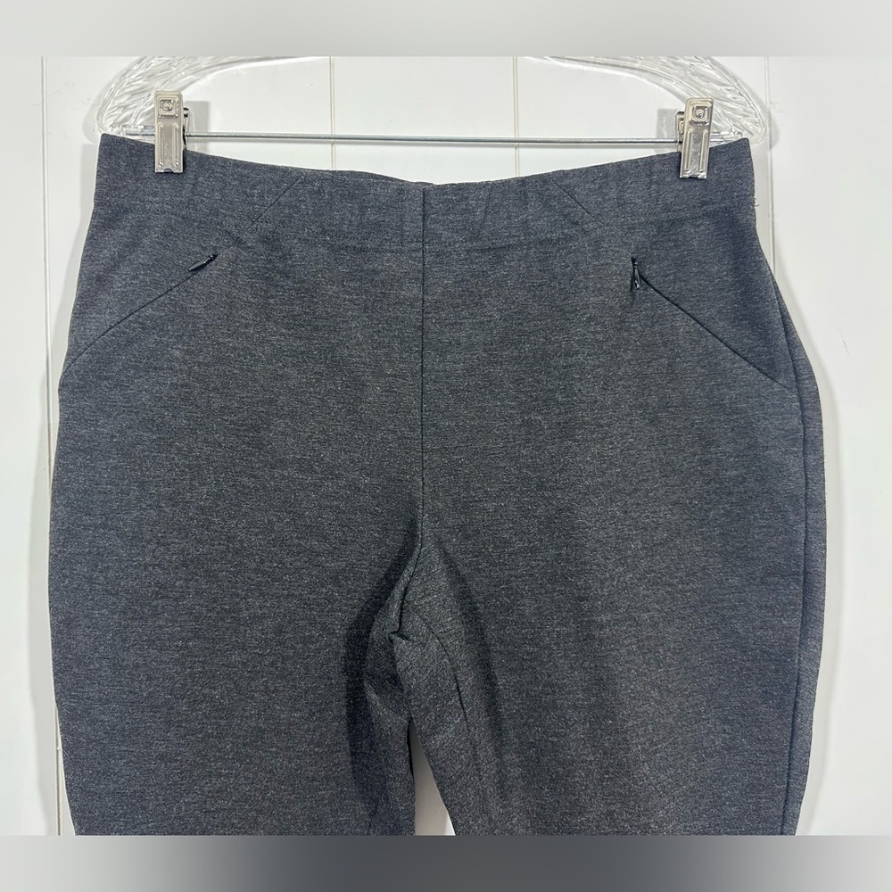 J Jill Womens Pants Gray Size Medium Ponte Leggings High Rise Rayon Blend - Picture 2 of 11